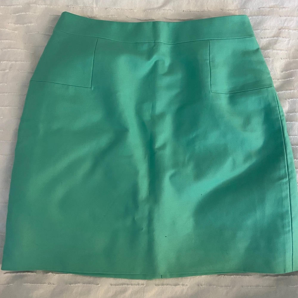 Jcrew Teal Skirt Size 2